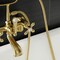 Kingston Brass AE57T7 Wall Mount Tub Faucet with Hand Shower, Brushed Brass AE57T7 - alternate 6